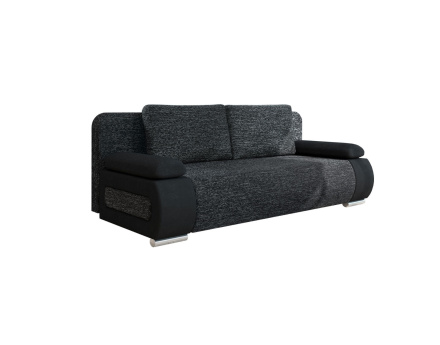 Elio – canapé droit convertible avec coffre style contemporain