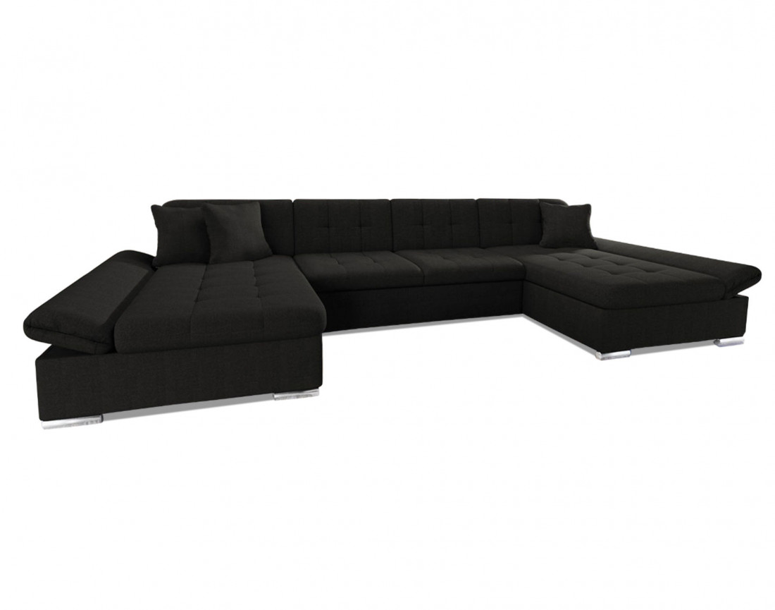 Ulys – canapé panoramique convertible avec coffres au style contemporain