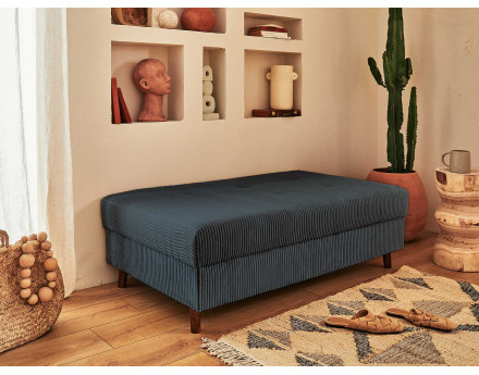 Pouf modulable en velours côtelé - Rune