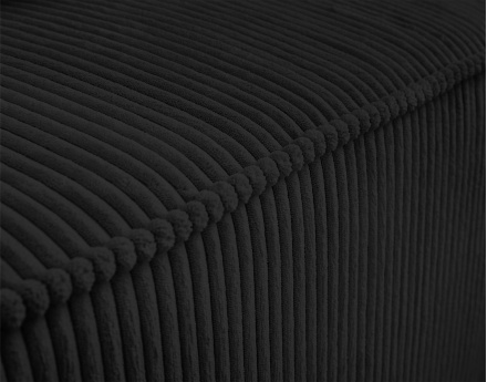 Module d'assise sans accoudoirs en velours côtelé Colombine