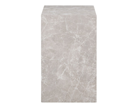 Bout de canapé haut effet marbre 30 cm Pula