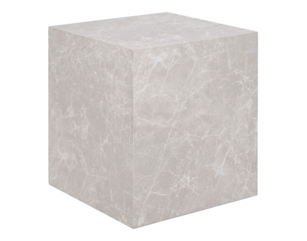 Bout de canapé effet marbre 40 cm Pula