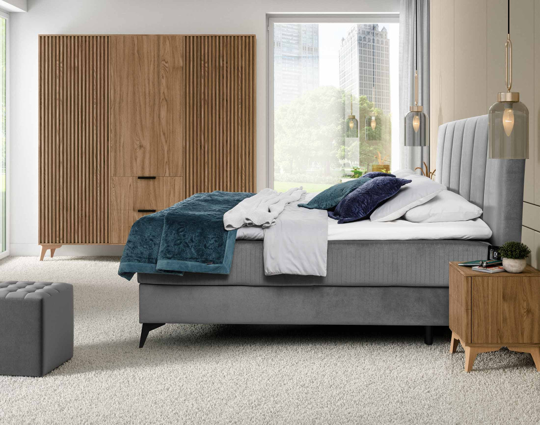 Table de chevet 40 cm en bois Portmore