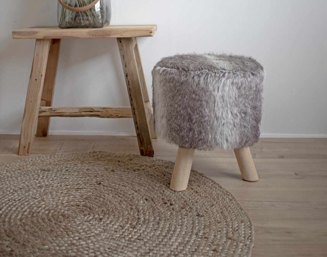 Tapis rond en jute 150 cm Adeje