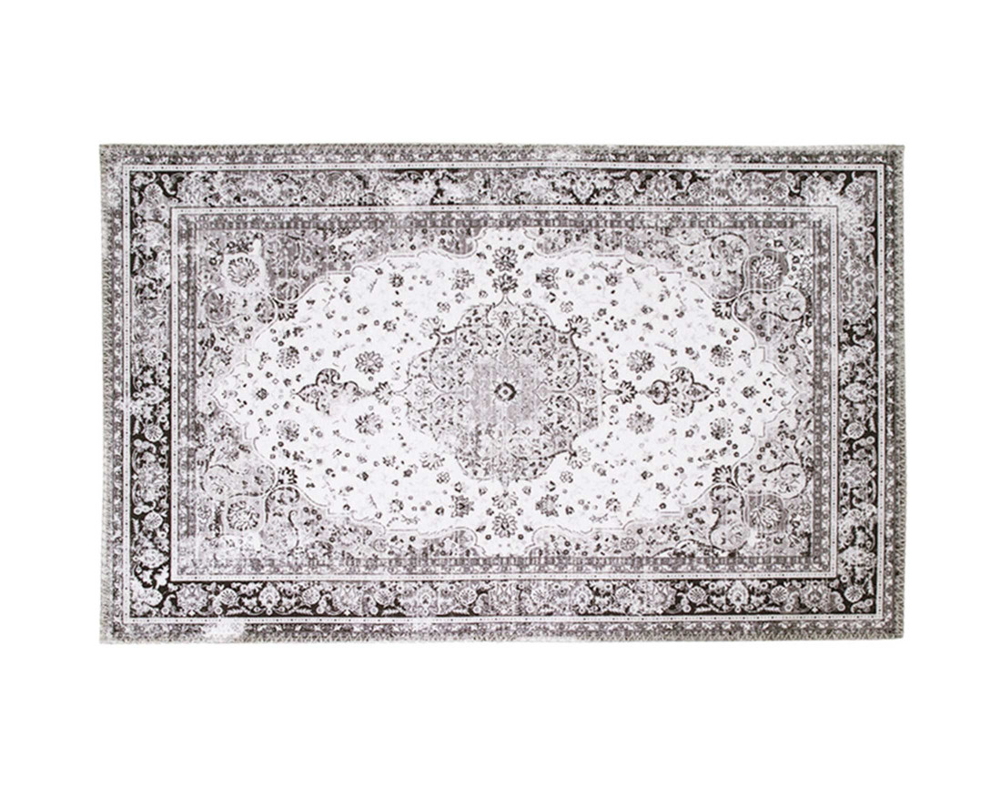 Tapis noir et blanc 160x230 cm Galdar
