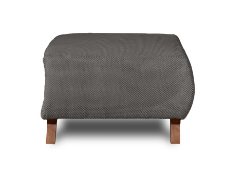 Pouf modulable 65 cm en velours texturé Cristal
