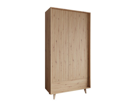 Armoire bois 92x180cm Diego