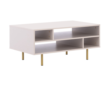 Table basse beige 5 niches 100cm Monica