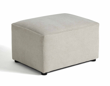 Pouf en tissu texturé Canopy