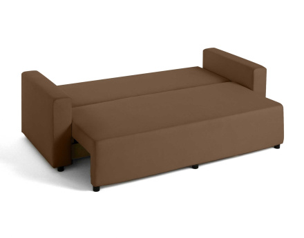 Canapé 3 places convertible avec coffre en tissu Regala