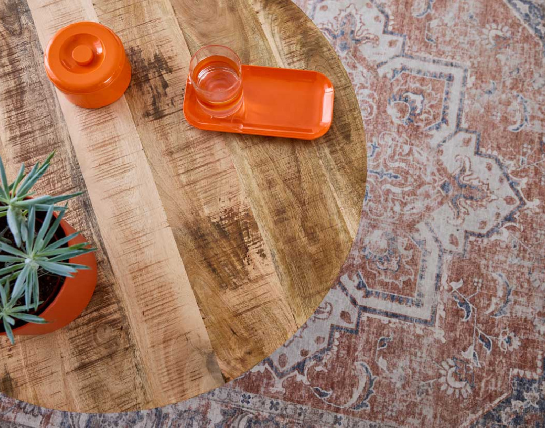 Tapis orange 200x300 cm Galdar