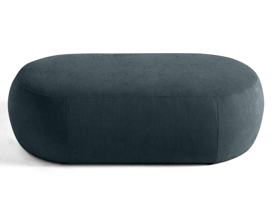 Santorini - pouf modulable en tissu texturé