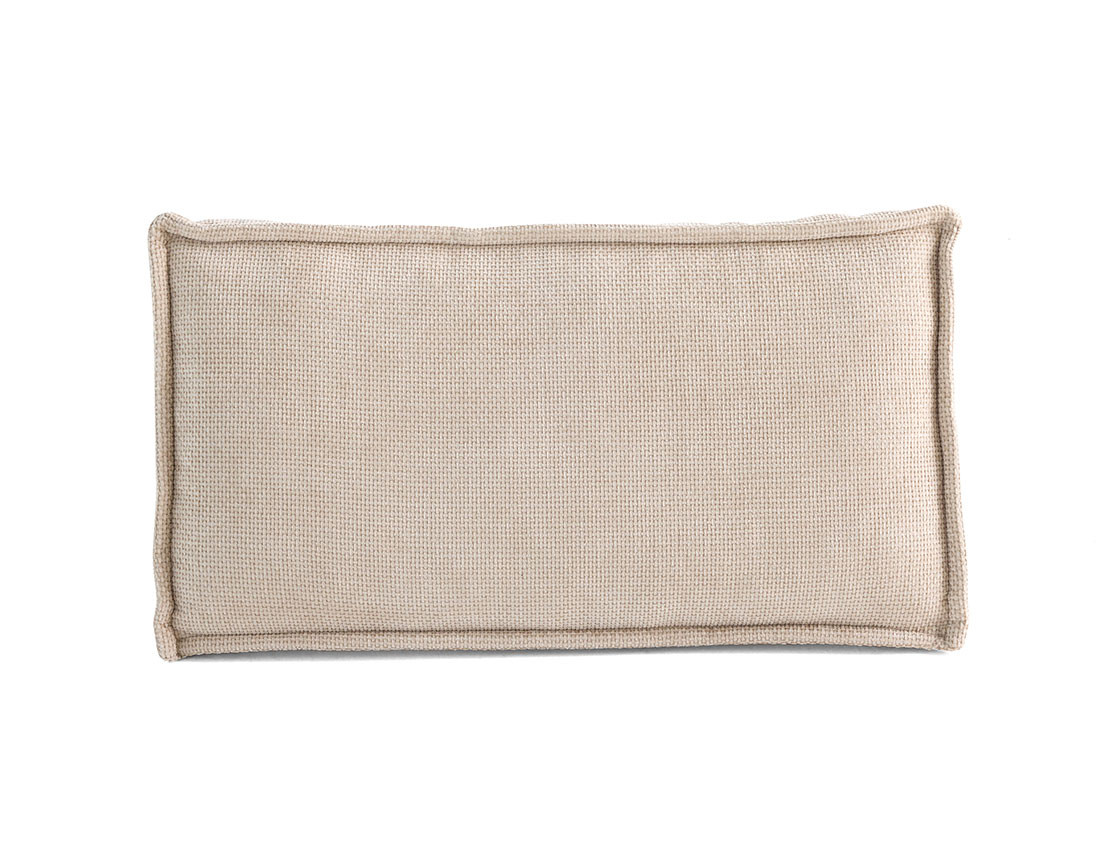 Lot de deux coussins de dossier en velours texturé Marisol