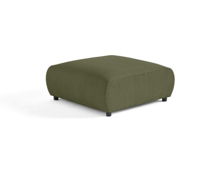 Pouf modulable en velours côtelé Garance