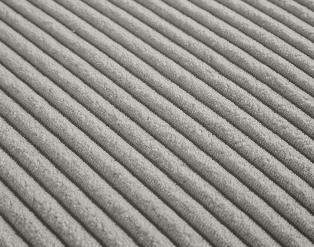 Pouf modulable en velours côtelé Garance