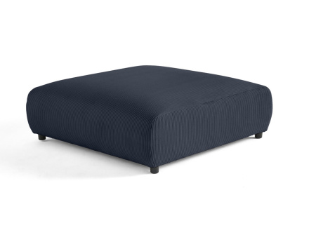 Grand pouf modulable en velours côtelé Garance