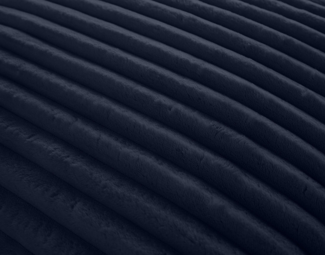 Canapé 4 places avec double méridienne en velours côtelé grosses côtes Collins