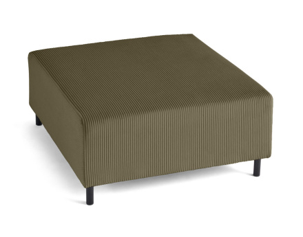 Pouf modulable en velours côtelé Edinburg