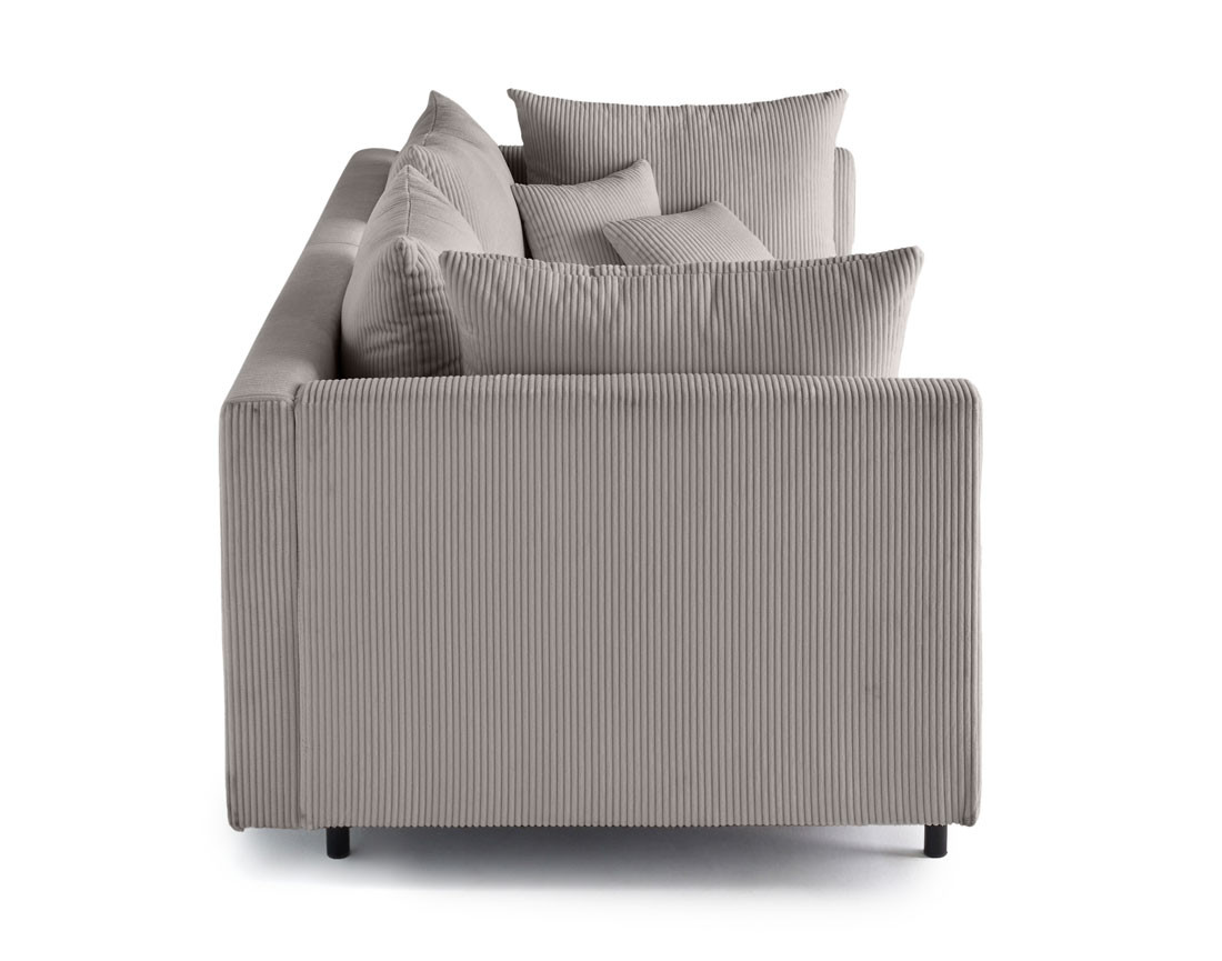 Canapé modulable 2 places en velours côtelé Edinburg