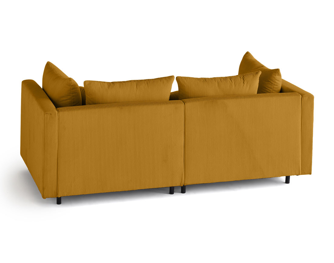 Canapé modulable 2 places en velours côtelé Edinburg