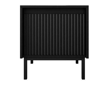 Table de chevet noir 45 cm Girona