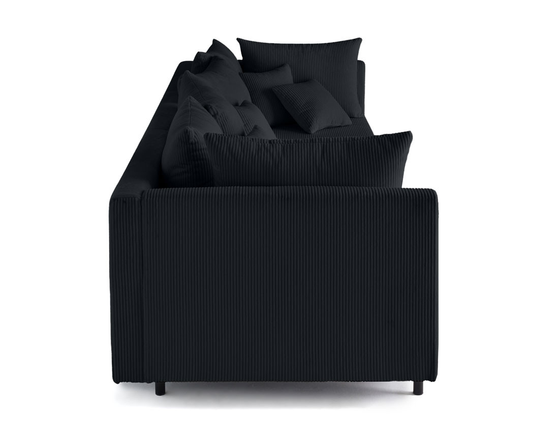 Canapé modulable 3 places en velours côtelé Edinburg