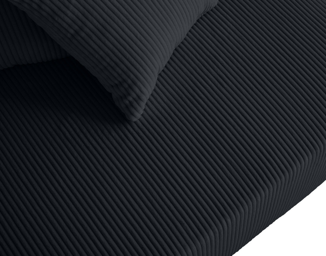 Canapé modulable 3 places en velours côtelé Edinburg