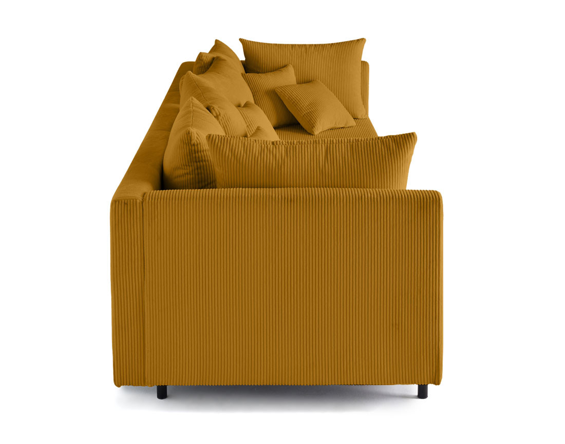 Canapé modulable 3 places en velours côtelé Edinburg