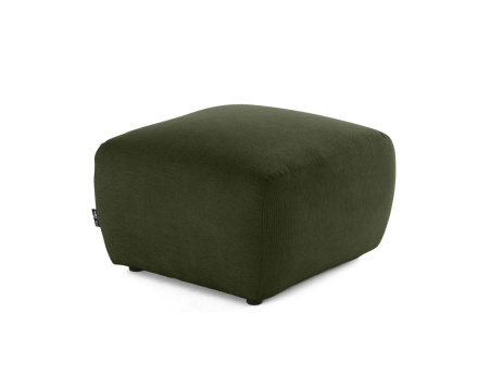 Pouf en tissu texturé Sorrente