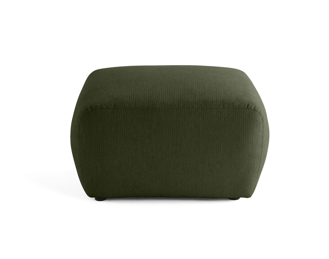 Pouf en tissu texturé Sorrente