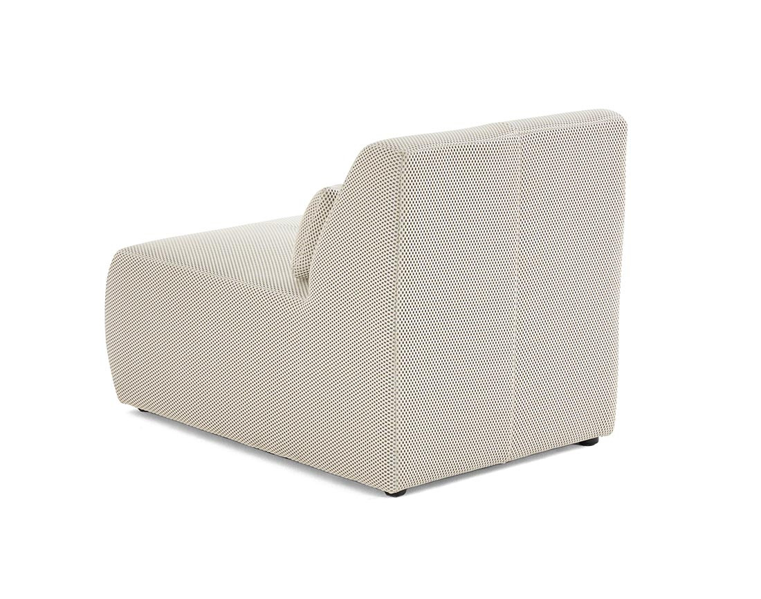 Fauteuil sans accoudoirs en tissu mailles 3D