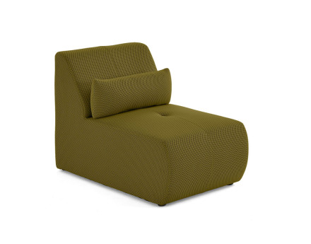 Fauteuil sans accoudoirs en tissu mailles 3D