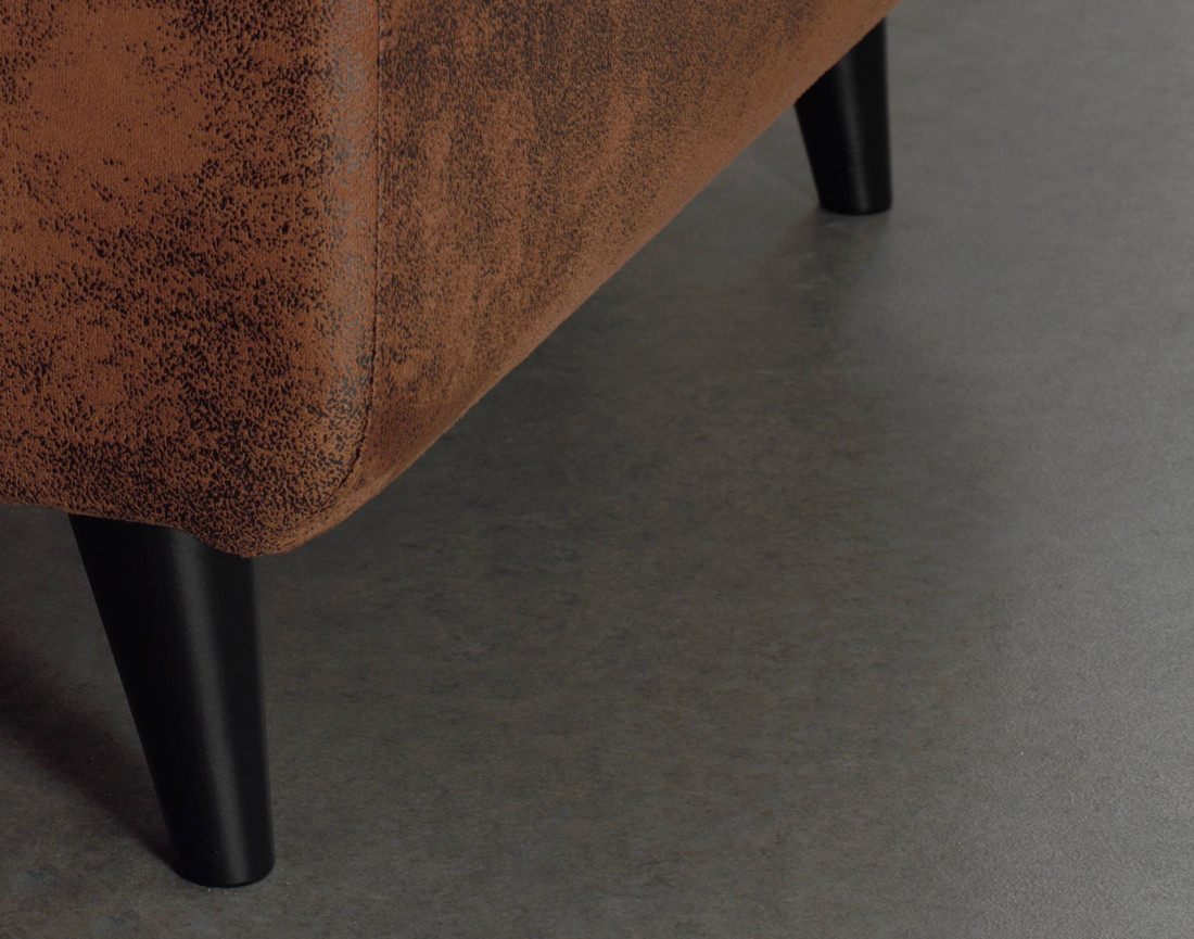 NORDIC - Canapé panoramique en U - 7 places - Convertible - Industriel vintage - Angle Gauche