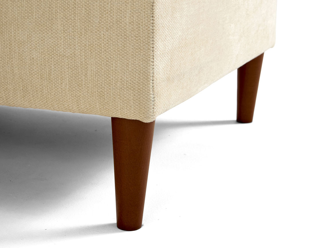 Canapé d'angle convertible avec têtières coffre 4 places Alicante