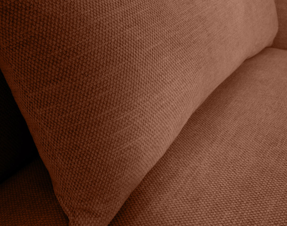 Canapé d'angle convertible avec têtières coffre 4 places Alicante