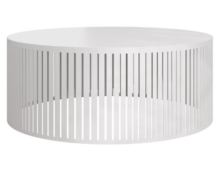 Table basse blanc 75 cm Sally