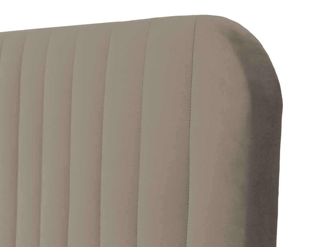 Lit coffre 180x200 cm sommier inclus en velours Stuart