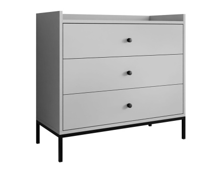Commode gris 80 cm Filipo