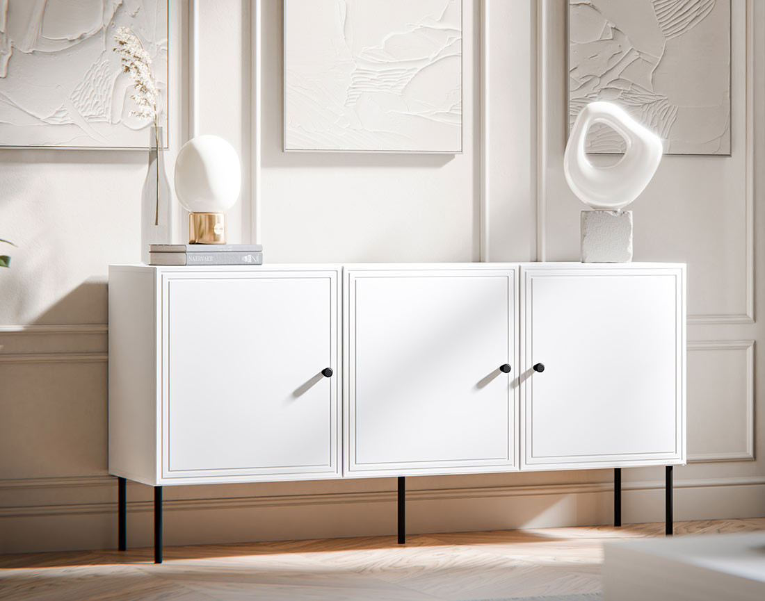 Buffet bas 3 portes 150 cm Lavaggi