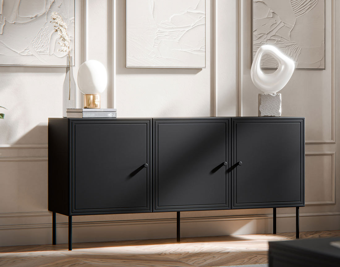 Buffet bas 3 portes 150 cm Lavaggi