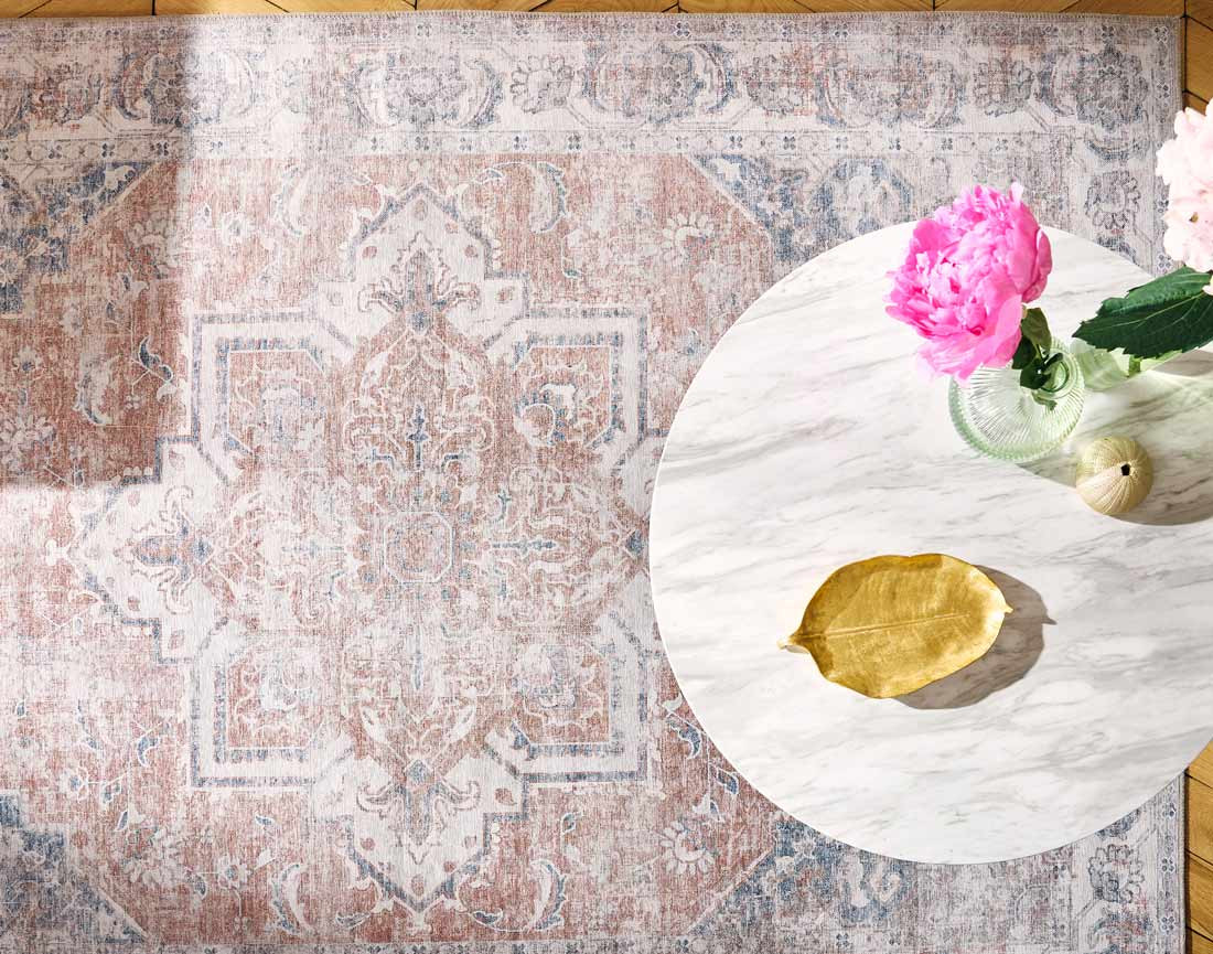 Tapis orange 160x230 cm Galdar