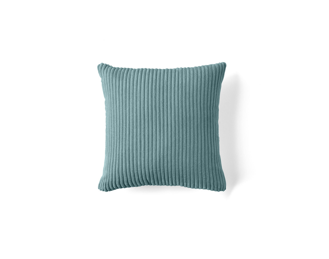 Coussin en velours côtelé 40x40 cm Selma