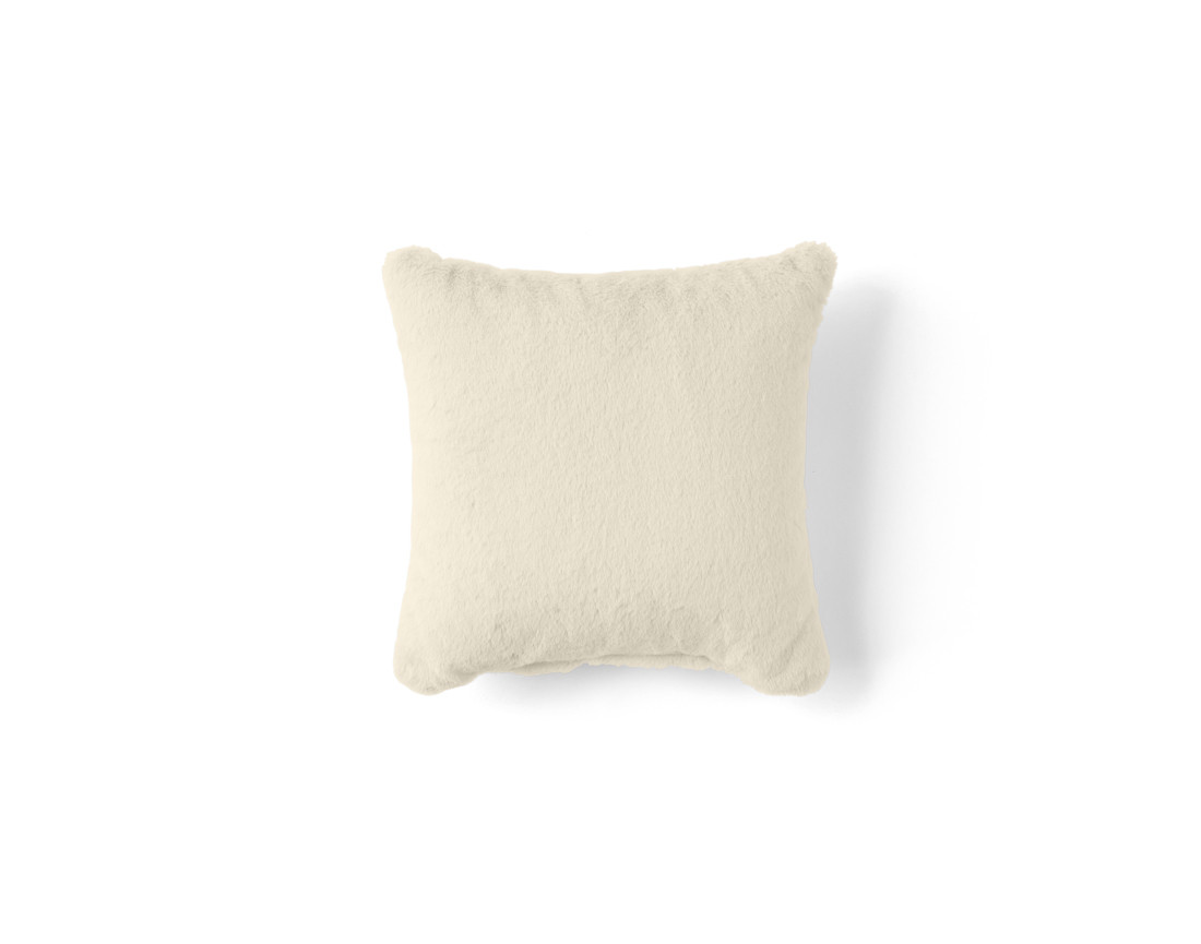 Coussin en fausse fourrure 40x40 cm Oscar