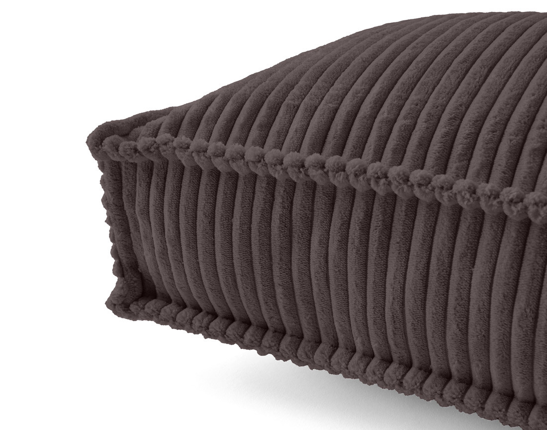 Coussin en velours côtelé 32x57 cm Stella