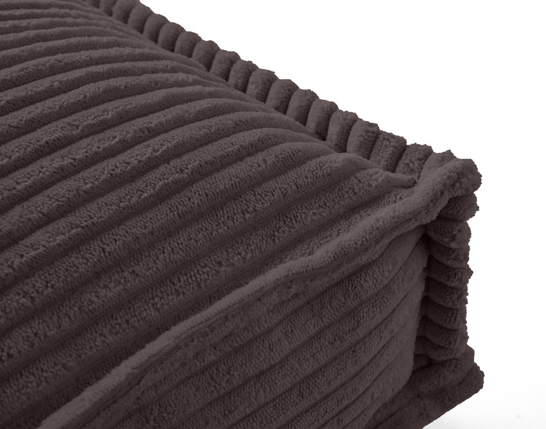 Coussin en velours côtelé 32x57 cm Stella