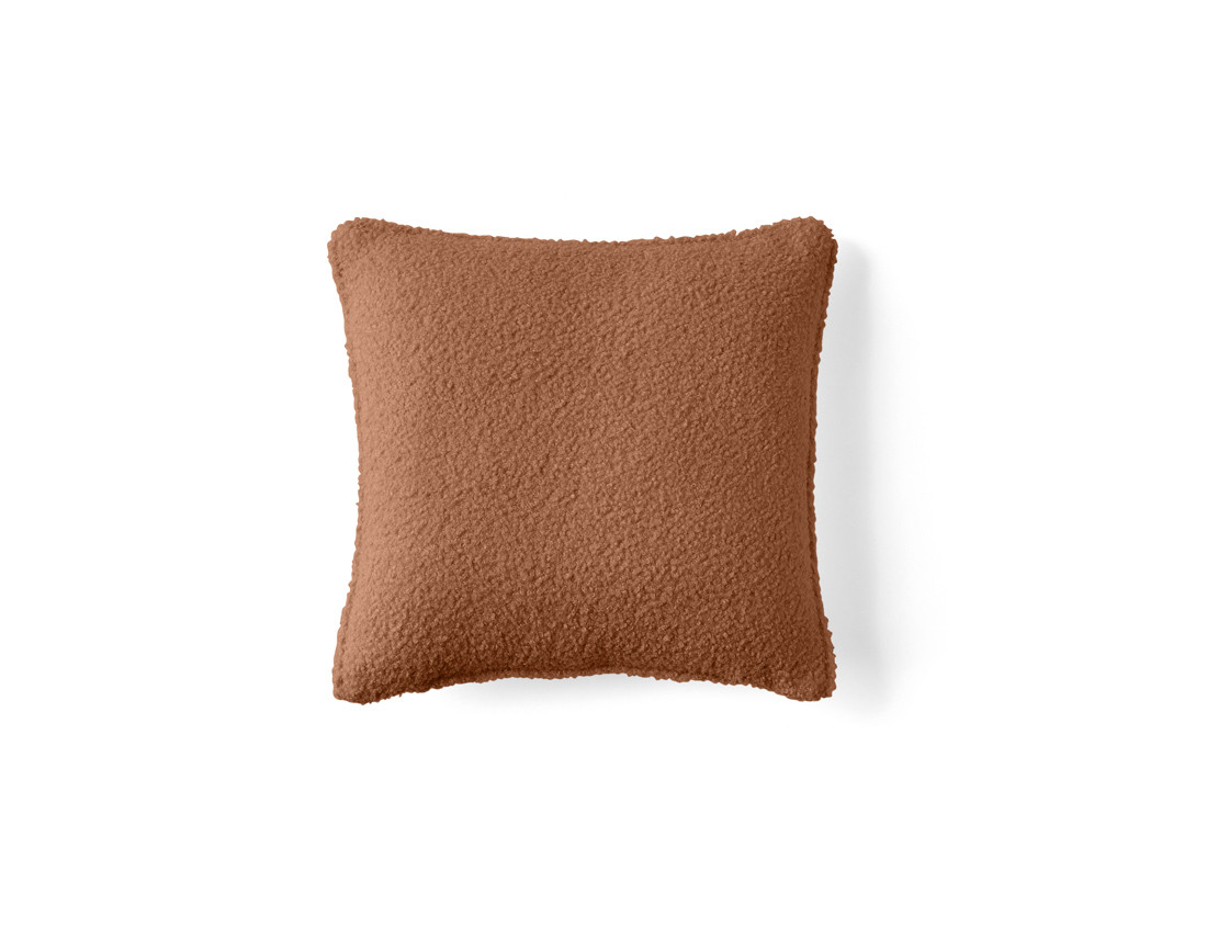 Coussin en tissu bouclette 40x40 cm Topaze