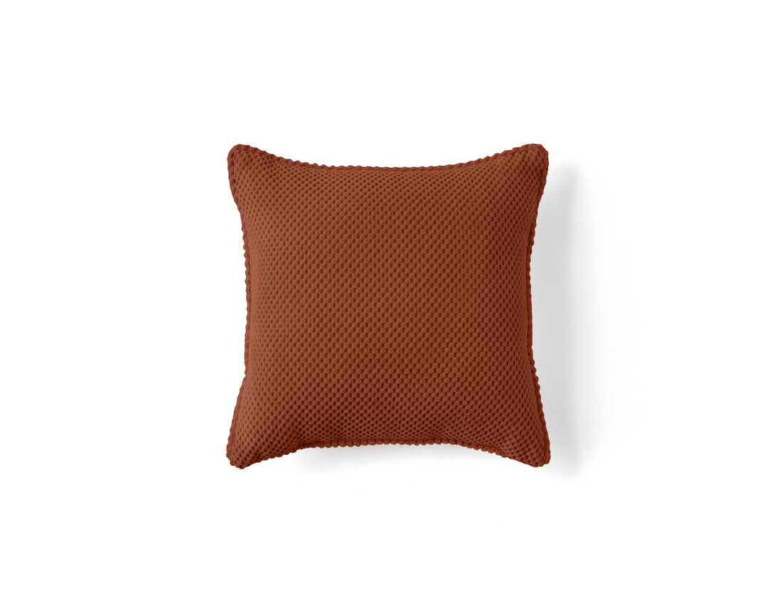 Coussin velours texturé 40x40 cm Topaze