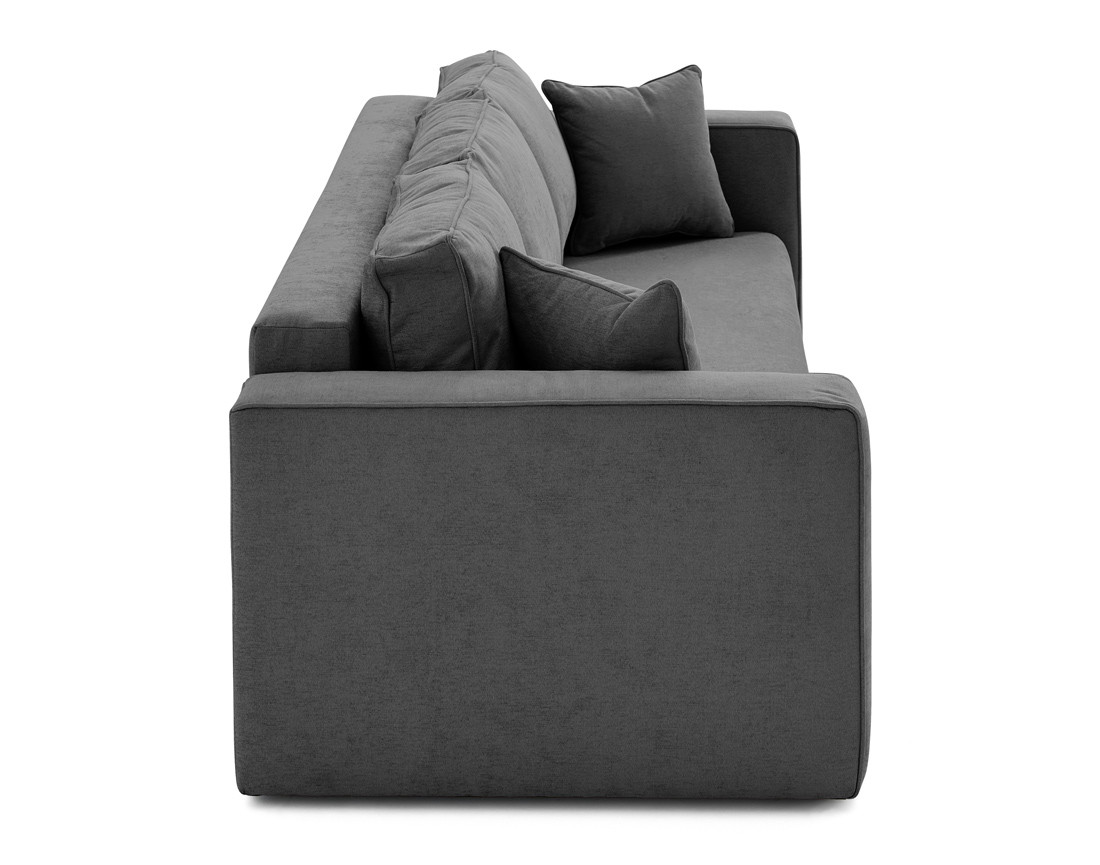 Canapé 3 places - convertible avec coffre - en tissu - Topaze