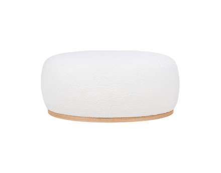 Pouf en tissu bouclette Amy
