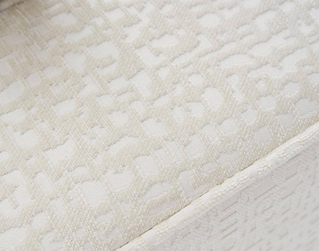 Canapé d'angle réversible 4 places convertible avec coffre en tissu velours relief Topaze